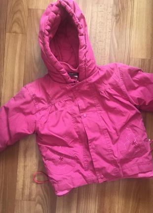 Дитяча демісезонна куртка для дівчинки, pippi данія, 74 см