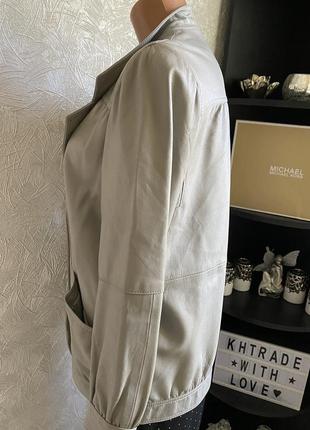 Куртка  из натуральной кожи в винтажном ретро стиле4 фото