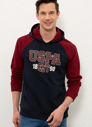 Свитшот худи толстовка u s polo с длинным рукавом
