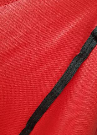 Костюм сукні на хеллоуїн червоне з чорним оздобленням.6 фото