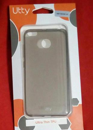 Чехол utty ultra thin tpu xiaomi redmi 4x черный1 фото