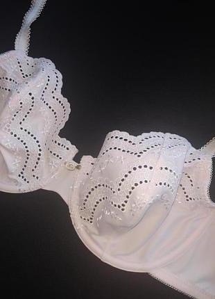 Нежный розовый бюстгальтер m&s, 34d. нюанс!