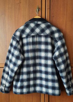 Вінтажна чоловіча вовняна-шерстяна куртка/сорочка levi's | vintage levis2 фото