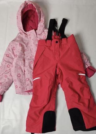 Лыжная термокуртка и штаны для девочки lupilu 98/104, лыжный костюм