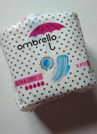 10 штук ombrello ultra dry super гигиенические ультра тонкие прокладки для критических дней