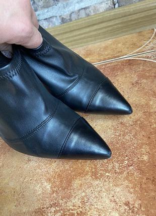 Шкіряні туфлі, італія, класика , розмір 37.54 фото