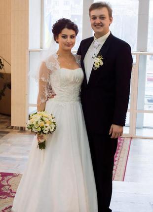 Свадебное платье в греческом стиле1 фото