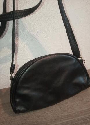 Ретро сумка, marc picard оригінал, маленька сумка, стильна сумка, шкіряна сумка, кожаная сумка2 фото