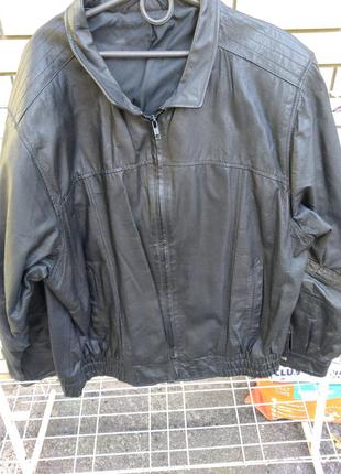 Куртка мужская кожаная, размер 50-52