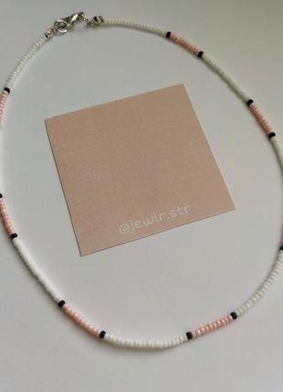 Ожерелье из бисера чокер из бисера