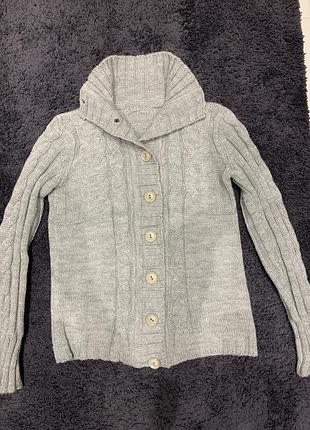 Кардиган, светр, кофта на гудзиках 70% вовна