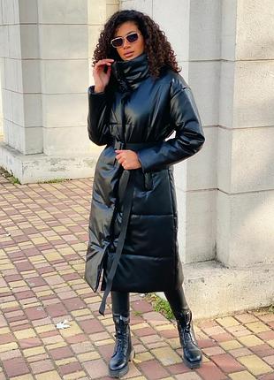 Куртка длинная пуховик