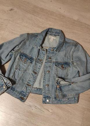 Стильная крутая джинсовая куртка2 фото