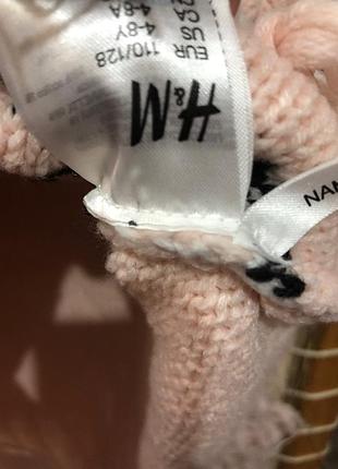 Тёплое пончо h&m 4