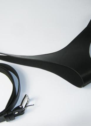 Асимметричный топ портупея с удлиненным ремнем. плотная ременная кожа (цвета и размеры)