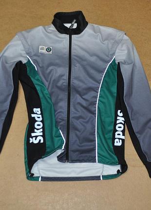 Skoda беговая куртка вело термо шкода