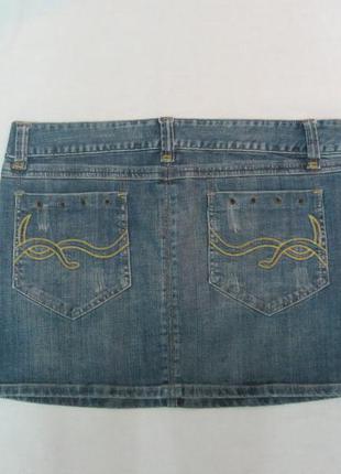 Tom tompson юбка джинсовая короткая размер 42 евро, l/xl, 142 фото