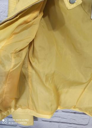 Итальянская куртка лимонного цвета3 фото