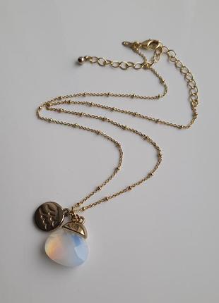 Кулон с лунным камнем