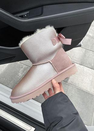 Жіночі ugg mini bailey bow ii grey | жіночі уггі