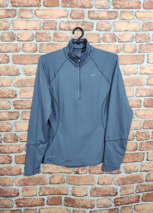 Спортивная кофта для занятий спортом nike dri fit для бега и фитнеса1 фото