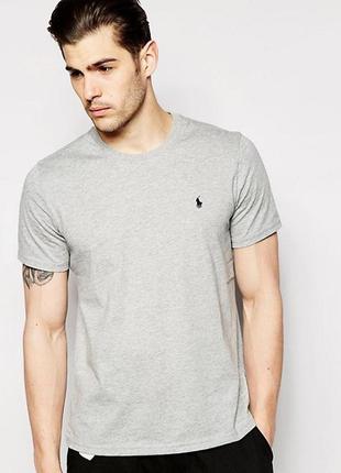Футболка базова сіра polo ralph lauren