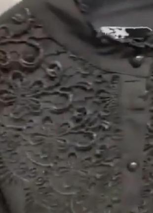 Бомбезная юлуза,рубашка,плотное кружево,пог 49.3 фото