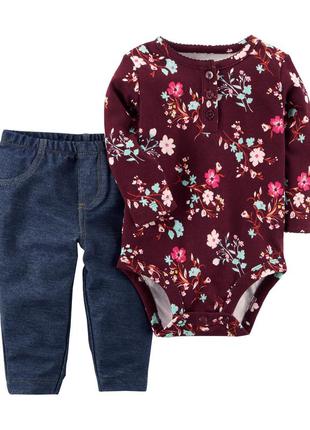 Комлекты 2 в 1 carters для девочек