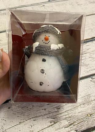 Свеча статуэтка melinera снеговик