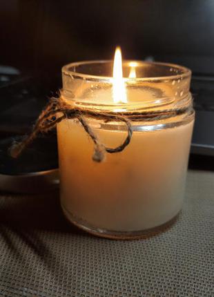 Соевоя свеча,  ручная3 фото