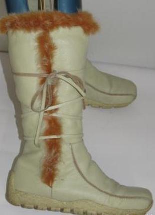 Relax shoes зимние кожаные женские сапоги7 фото