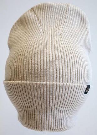 Шапка бежева для дівчинки "тандем" veer-mar