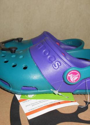 Кроксы crocs electro р.с8-16см. оригинал1 фото