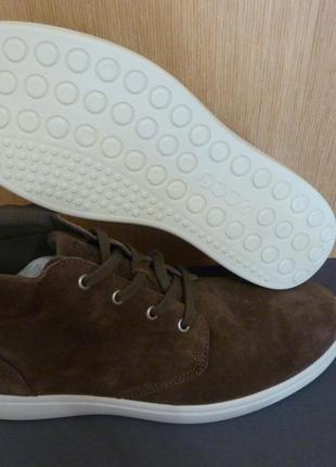 Ecco мужские ботинки сапоги кеды кроссовки кожа оригинал размер 46