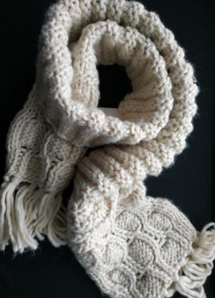 Новый, мягкий,теплый, зимний шарф george 180×19, акрил george1 фото