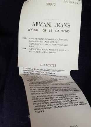 Шерстяная жилетка armani jeans5 фото