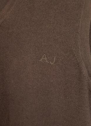 Шерстяная жилетка armani jeans3 фото