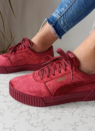 Кеди puma carina velvet
(art.375886-02) оригінал!