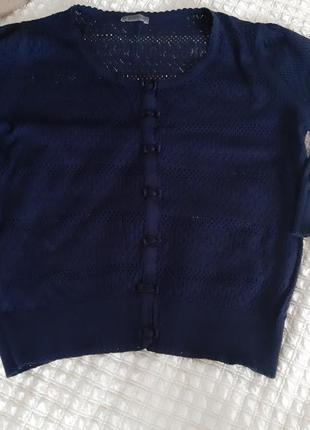 Кофточка в сеточку