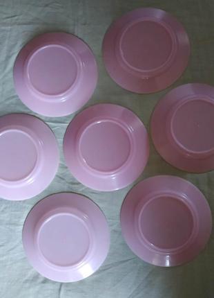 Пластмассовые тарелки для первых блюд времён ссср. цена за все.2 фото