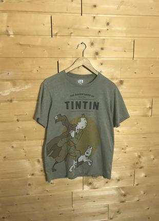 Uniqlo x tintin футболка