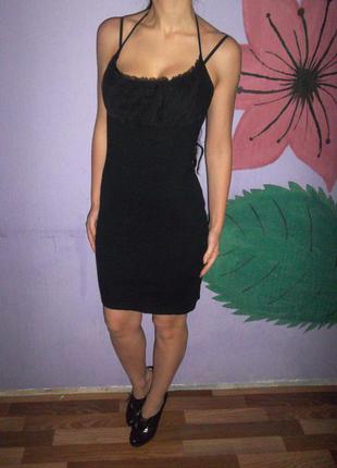 Платье,завязка на шею