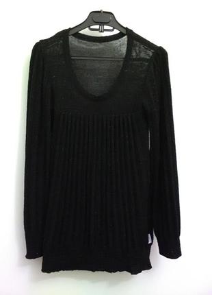 Кофта вільного крою,чорного кольору з блискучою ниткою.р.42 євро ".clarella"