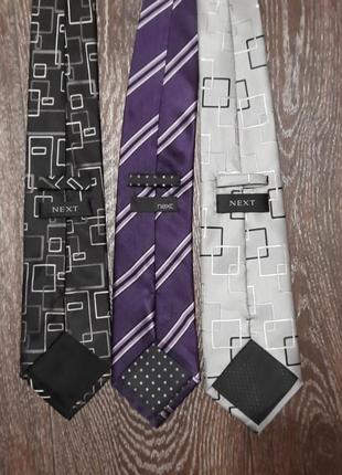 Next набір брендових шовкових краваток краватки3 фото