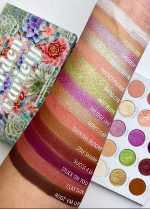 Палетка теней colourpop - garden variety3 фото