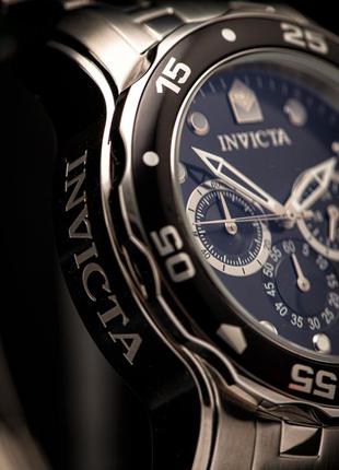 Чоловічі годинники хронограф від invicta pro diver 00694 фото