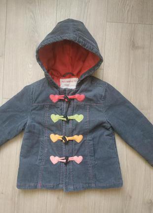 Стильне плато для дівчинки gymboree/пальтішко/пальто з капюшоном2 фото