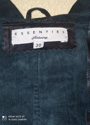 Оригинальный кожаный пиджак от премиум бренда essentiel antwerp3 фото