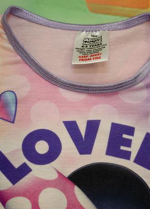 Пижама лиловый минни маус george3 фото