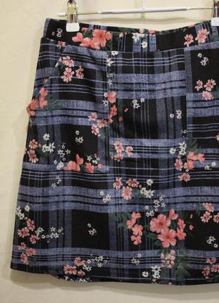 Спідничка міні з кишенями